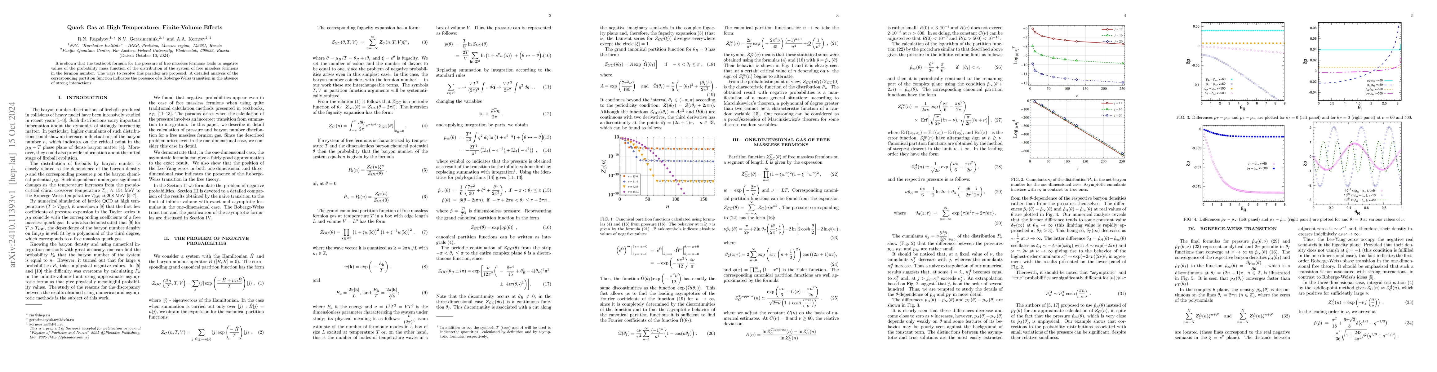 Thumbnail for Quark Gas at High Temperature: Finite-Volume Effects