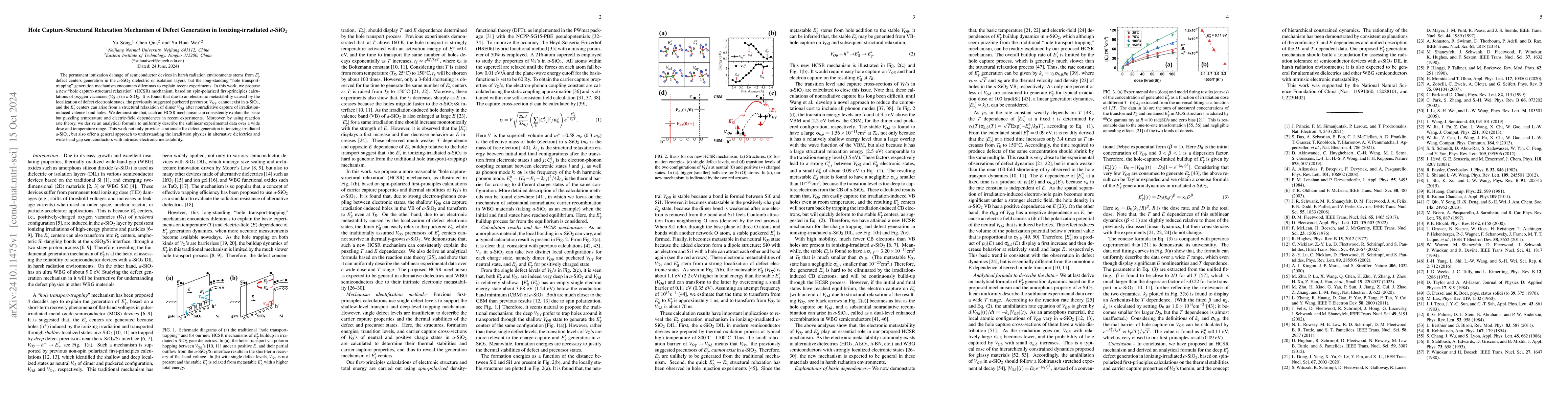 Thumbnail for Hole Capture-Structural Relaxation Mechanism of Defect Generation in
  Ionizing-irradiated $a$-SiO$_2$