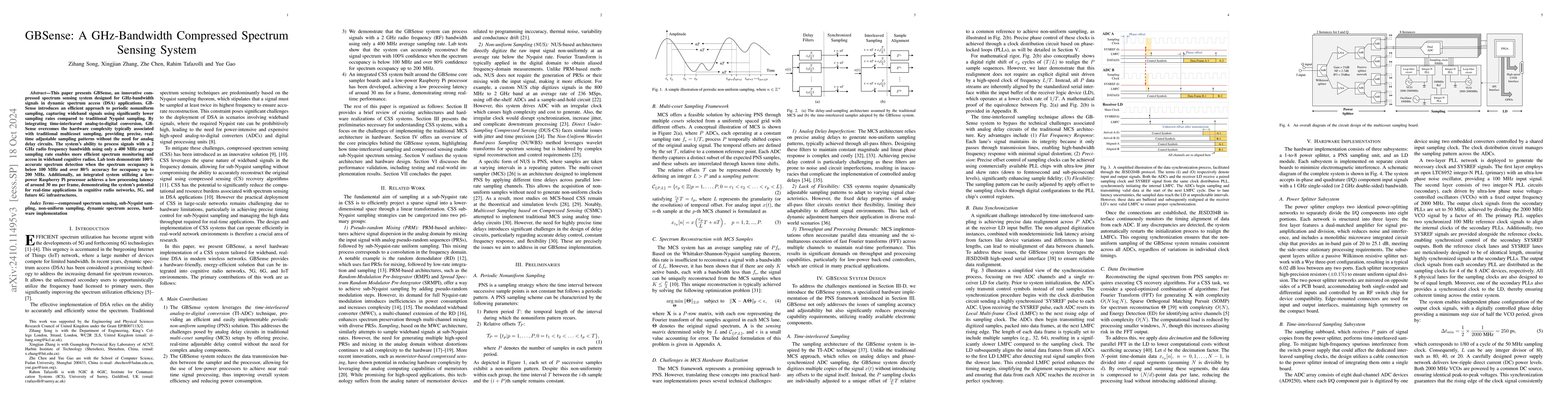 Thumbnail for GBSense: A GHz-Bandwidth Compressed Spectrum Sensing System