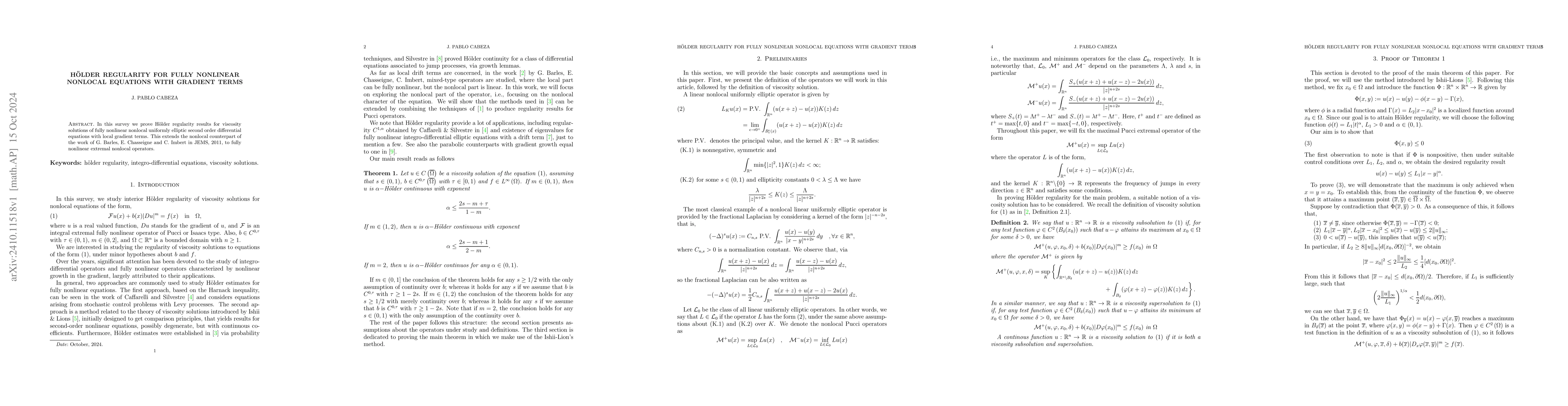 Thumbnail for Holder regularity for fully nonlinear nonlocal equations