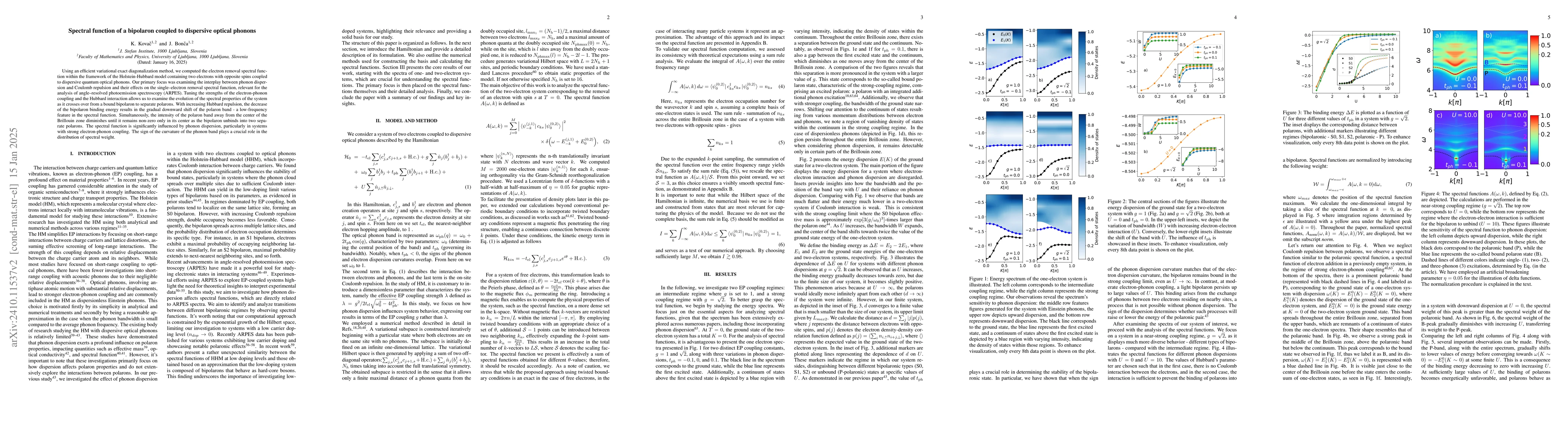 Thumbnail for Spectral function of a bipolaron coupled to dispersive optical phonons