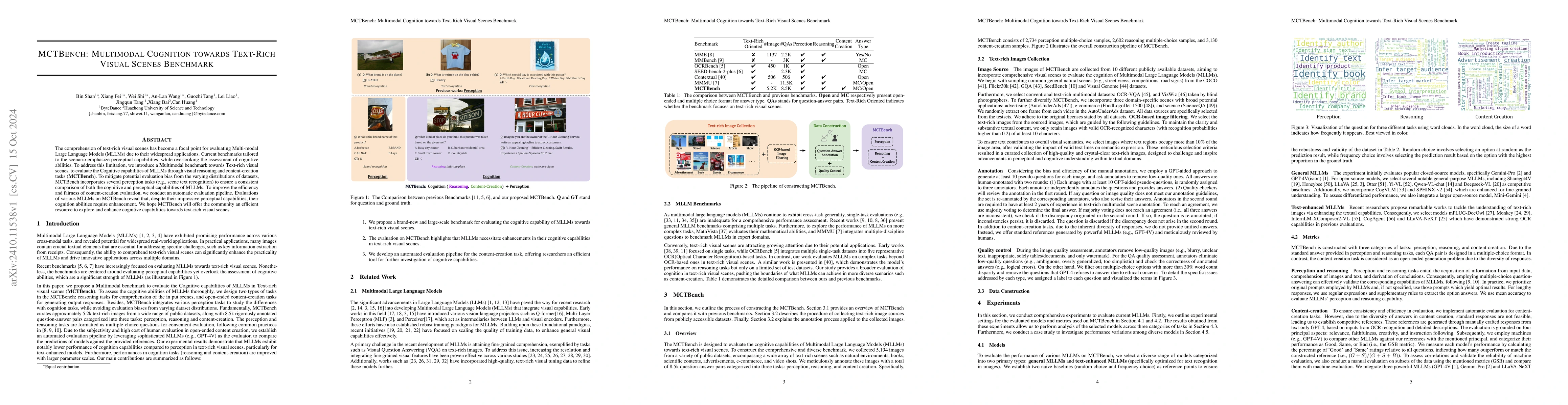 Thumbnail for MCTBench: Multimodal Cognition towards Text-Rich Visual Scenes Benchmark