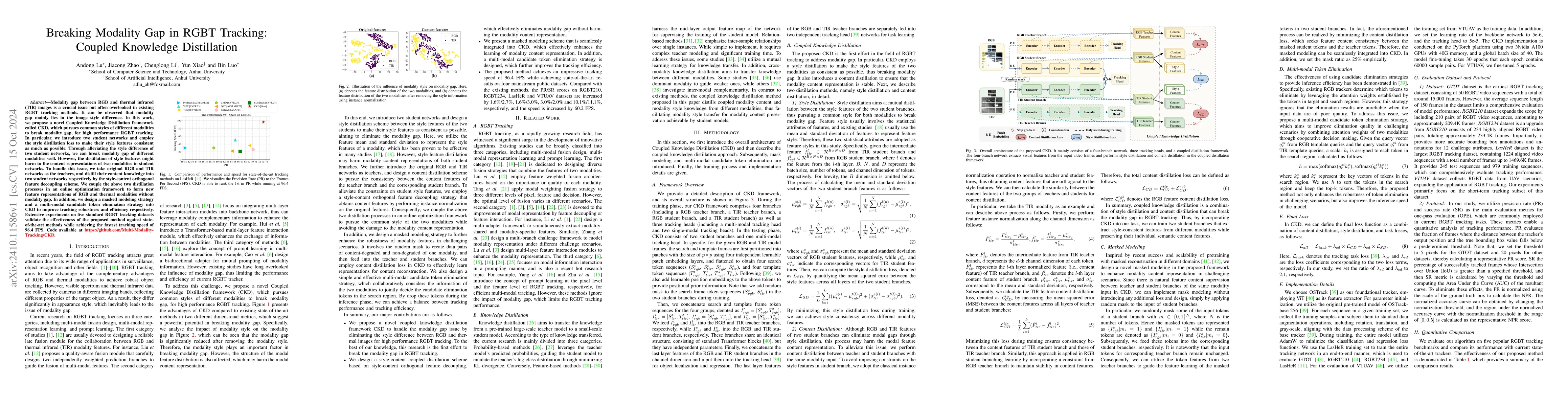 Thumbnail for Breaking Modality Gap in RGBT Tracking: Coupled Knowledge Distillation