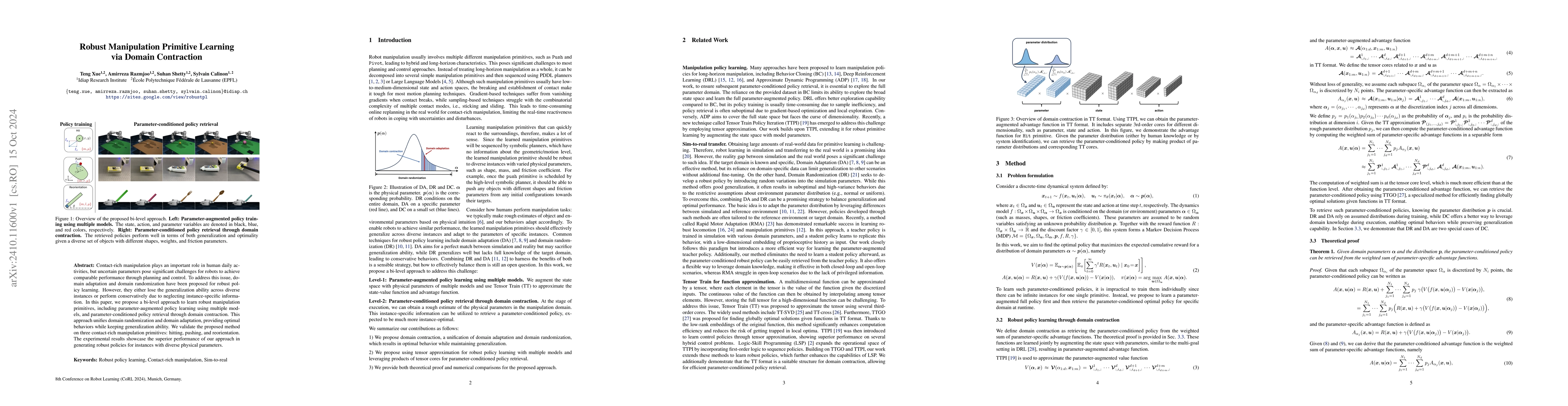 Thumbnail for Robust Manipulation Primitive Learning via Domain Contraction