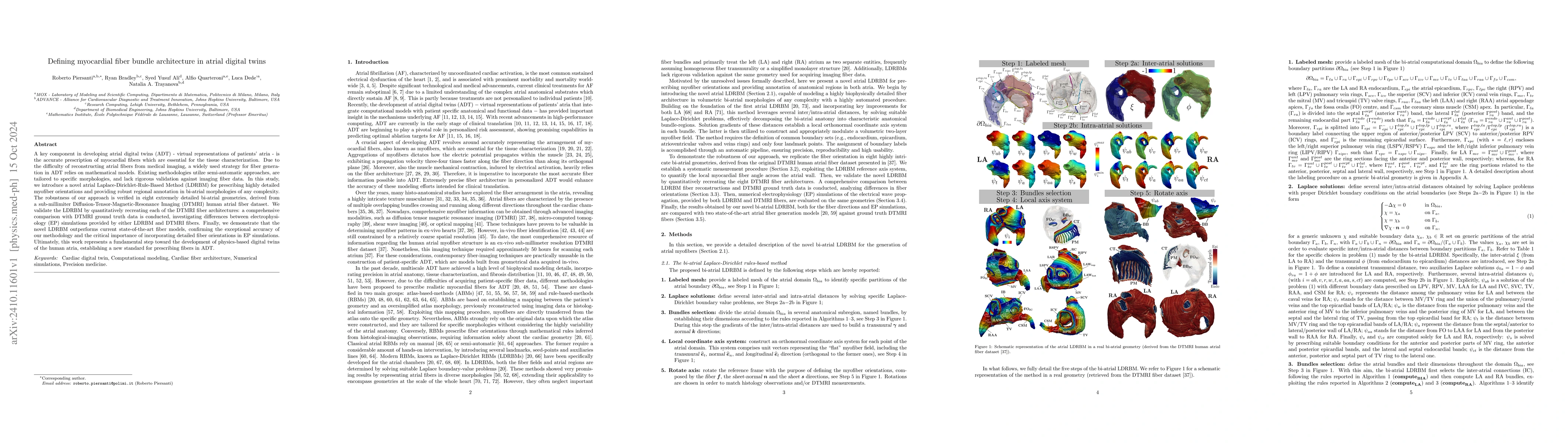 Thumbnail for Defining myocardial fiber bundle architecture in atrial digital twins