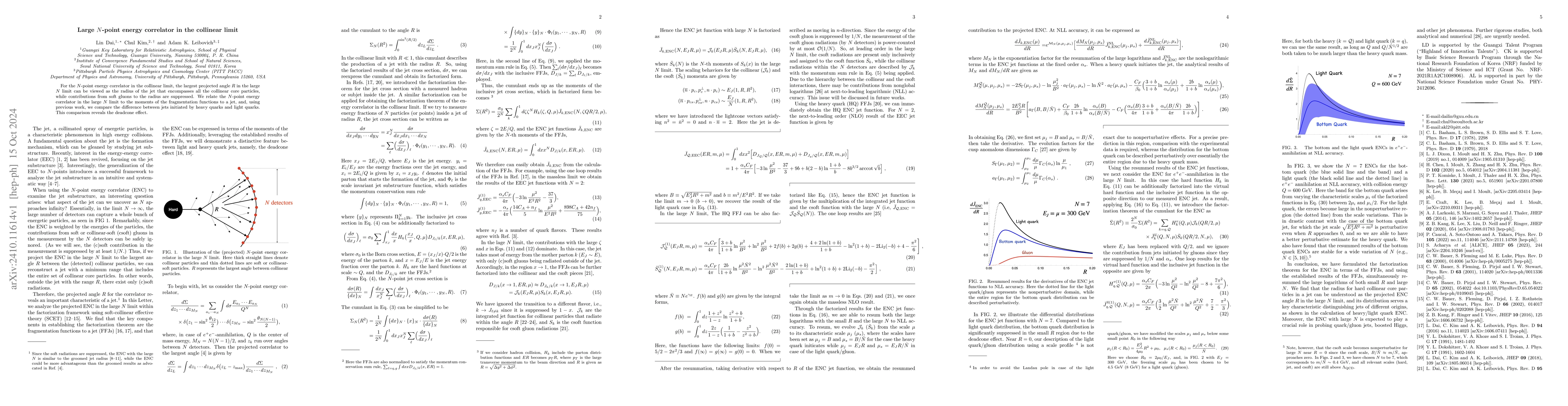 Thumbnail for Large $N$-point energy correlator in the collinear limit