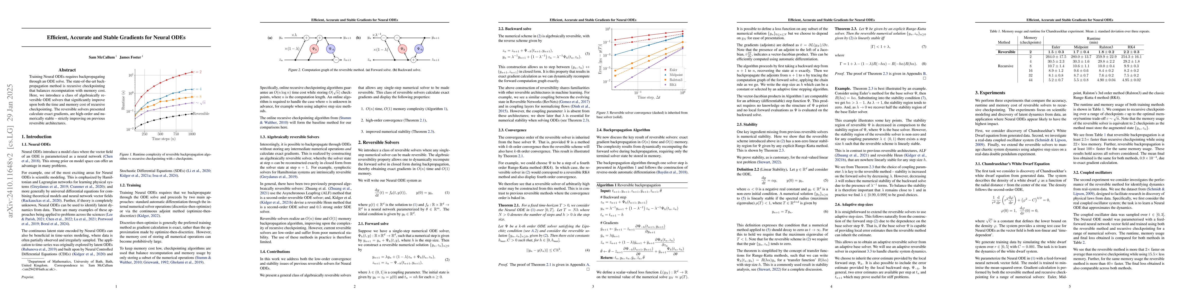 Thumbnail for Efficient, Accurate and Stable Gradients for Neural ODEs