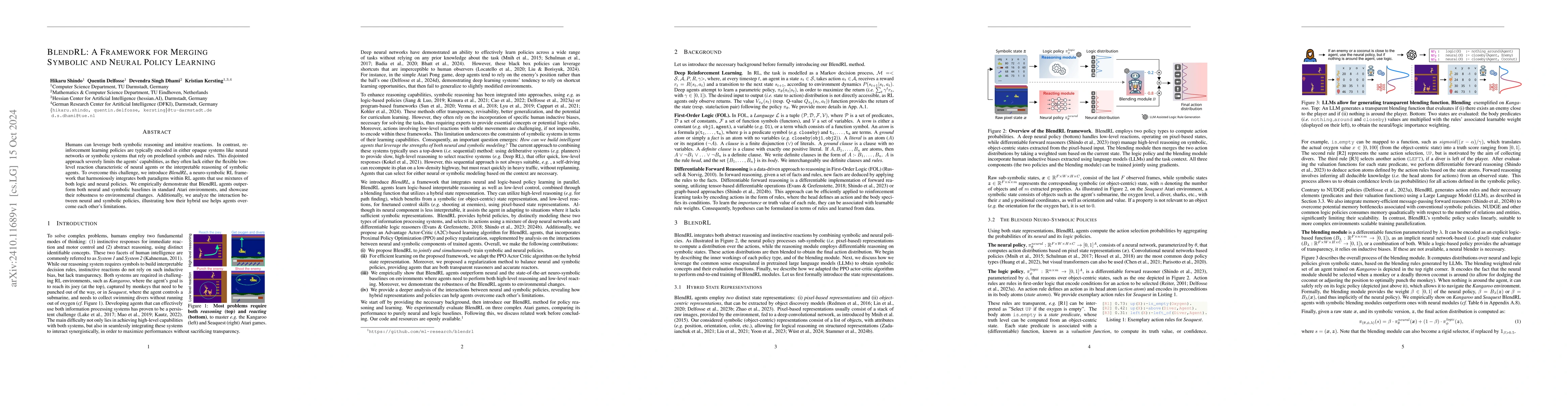 Thumbnail for BlendRL: A Framework for Merging Symbolic and Neural Policy Learning