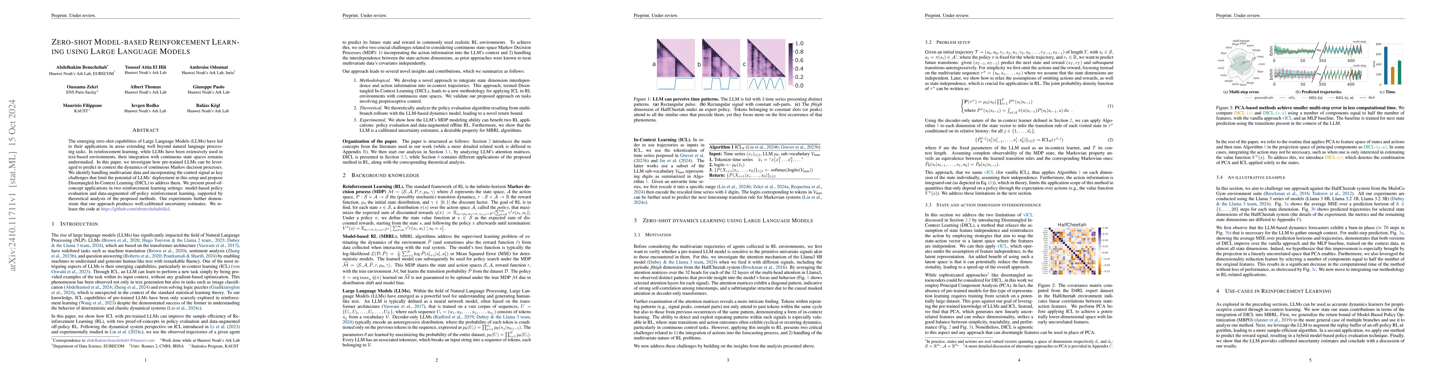 Thumbnail for Zero-shot Model-based Reinforcement Learning using Large Language Models
