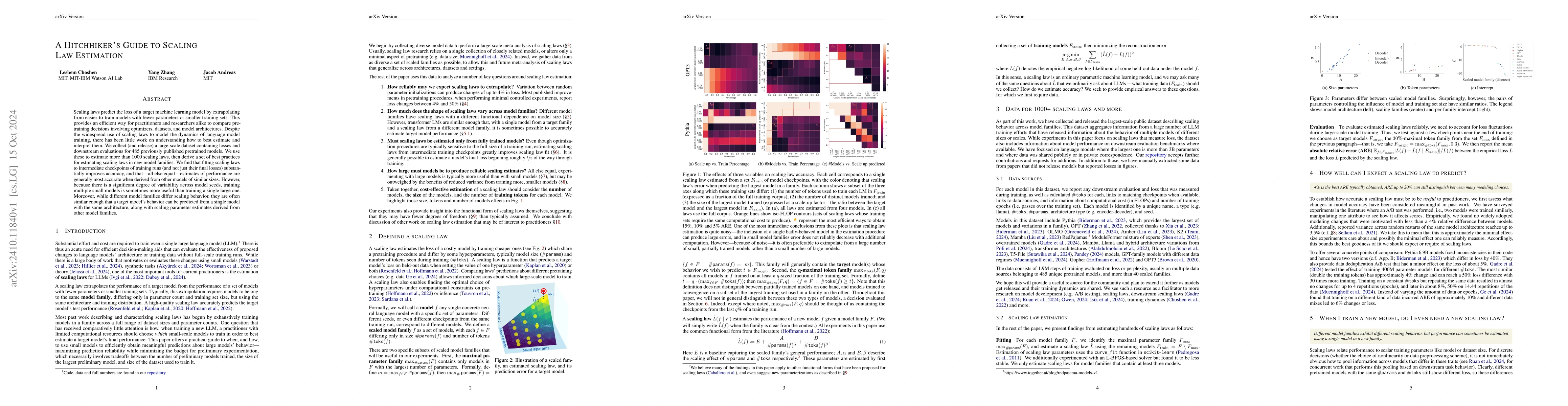 Thumbnail for A Hitchhiker's Guide to Scaling Law Estimation