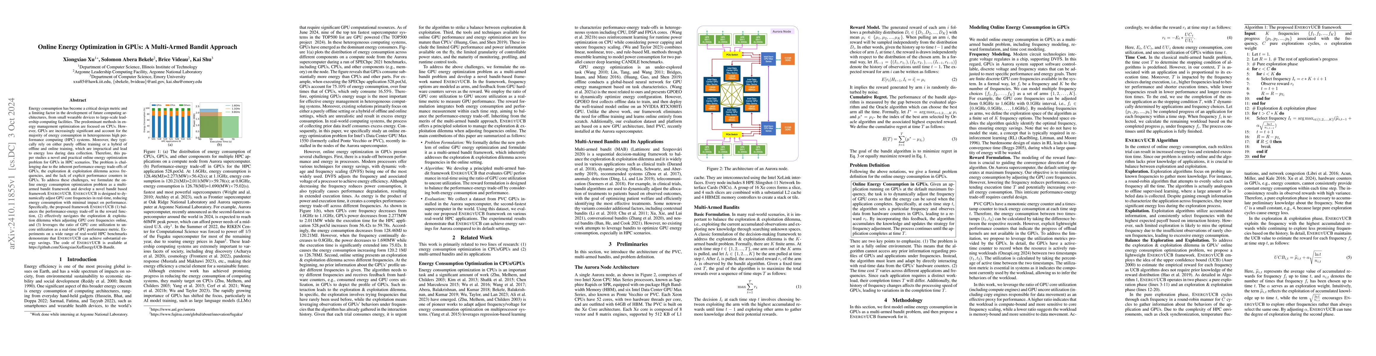 Thumbnail for Online Energy Optimization in GPUs: A Multi-Armed Bandit Approach