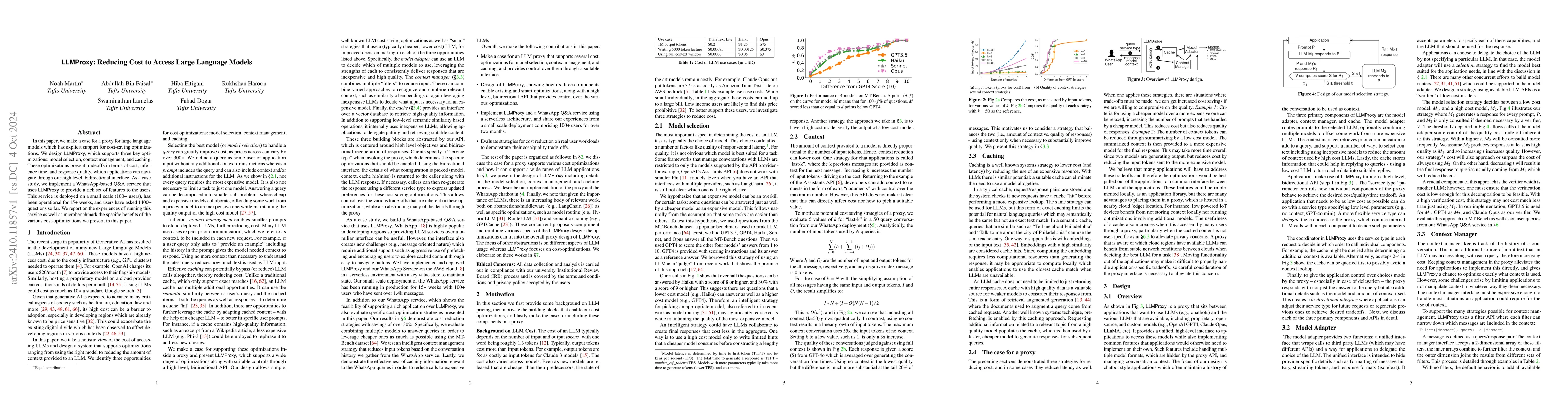 Thumbnail for LLMProxy: Reducing Cost to Access Large Language Models
