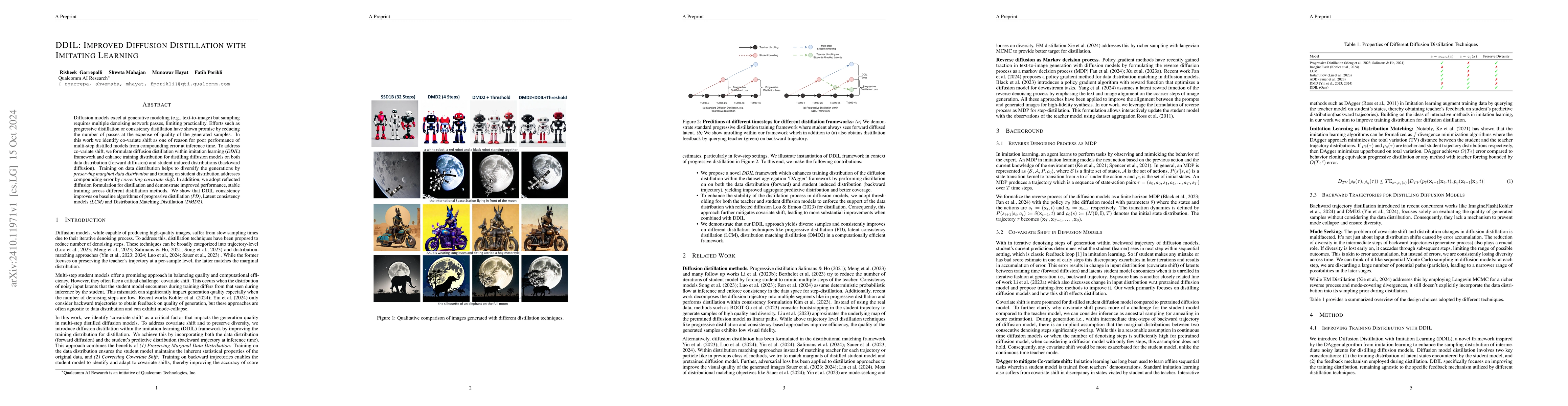 Thumbnail for DDIL: Improved Diffusion Distillation With Imitation Learning