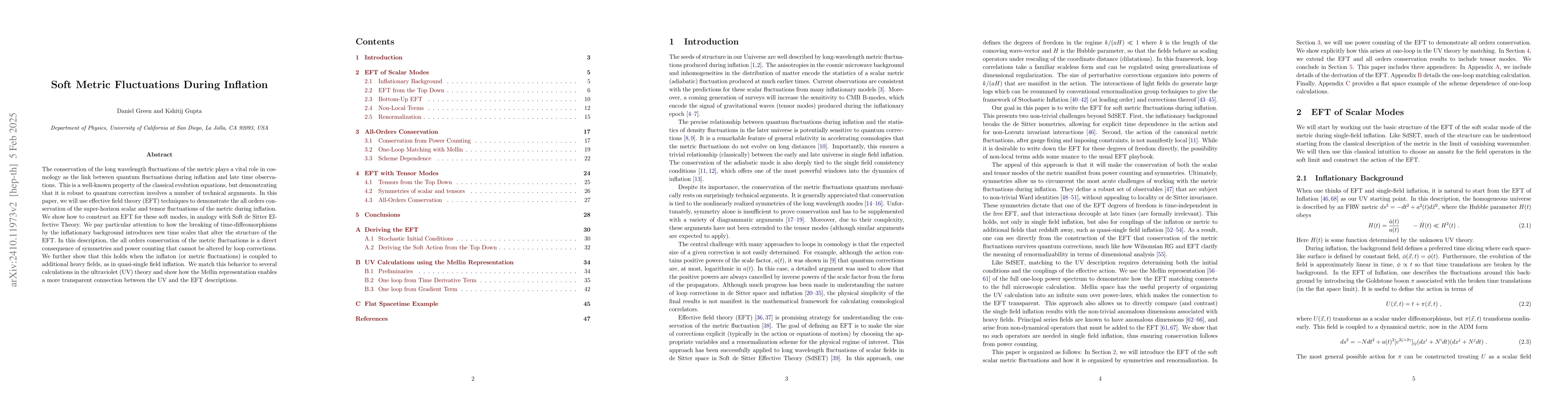 Thumbnail for Soft Metric Fluctuations During Inflation