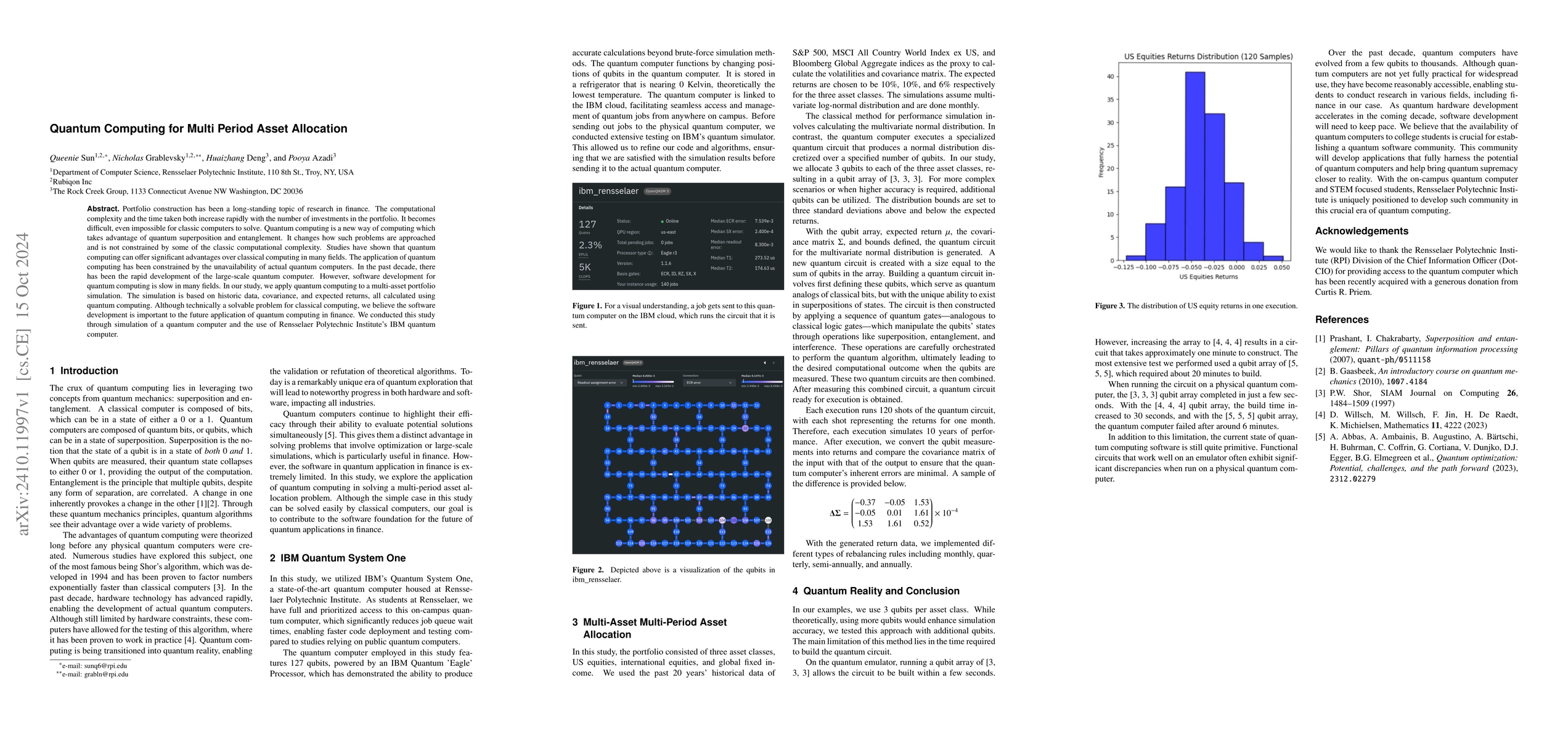 Thumbnail for Quantum Computing for Multi Period Asset Allocation