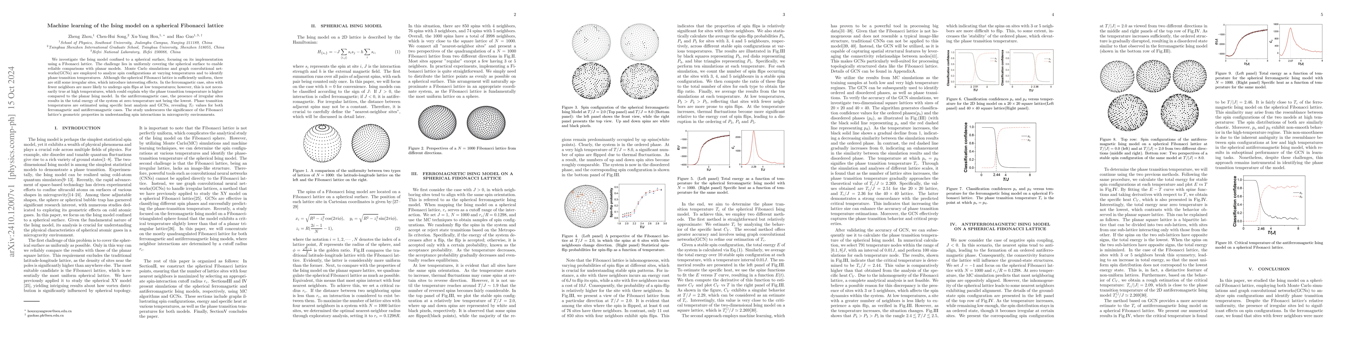 Thumbnail for Machine learning of the Ising model on a spherical Fibonacci lattice