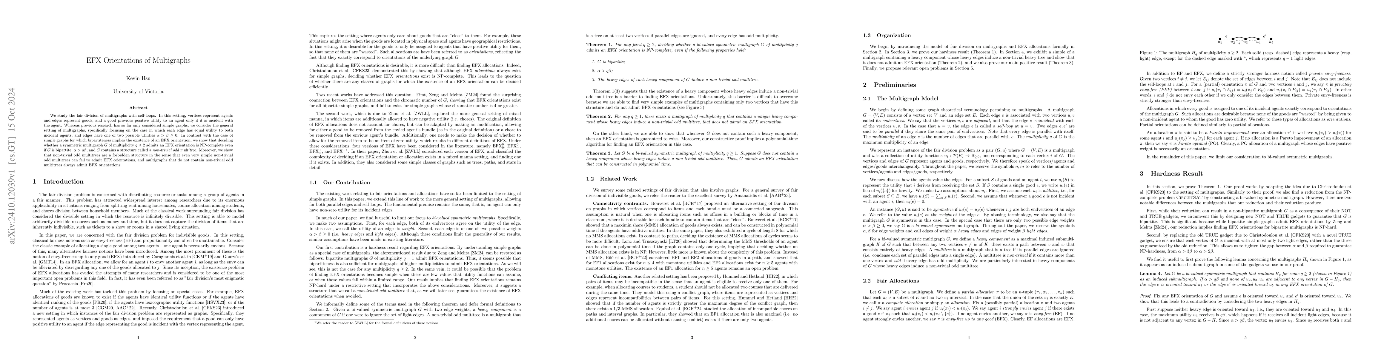 Thumbnail for EFX Orientations of Multigraphs