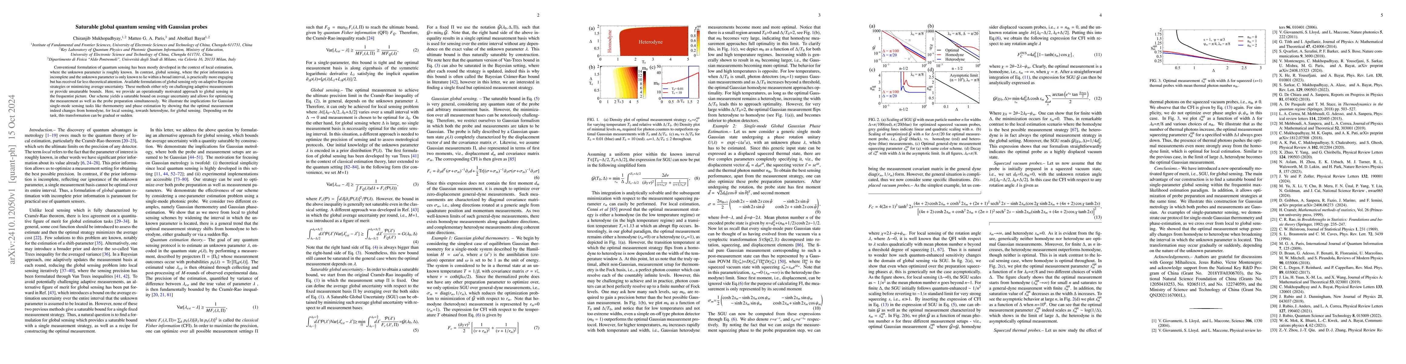 Thumbnail for Saturable global quantum sensing with Gaussian probes