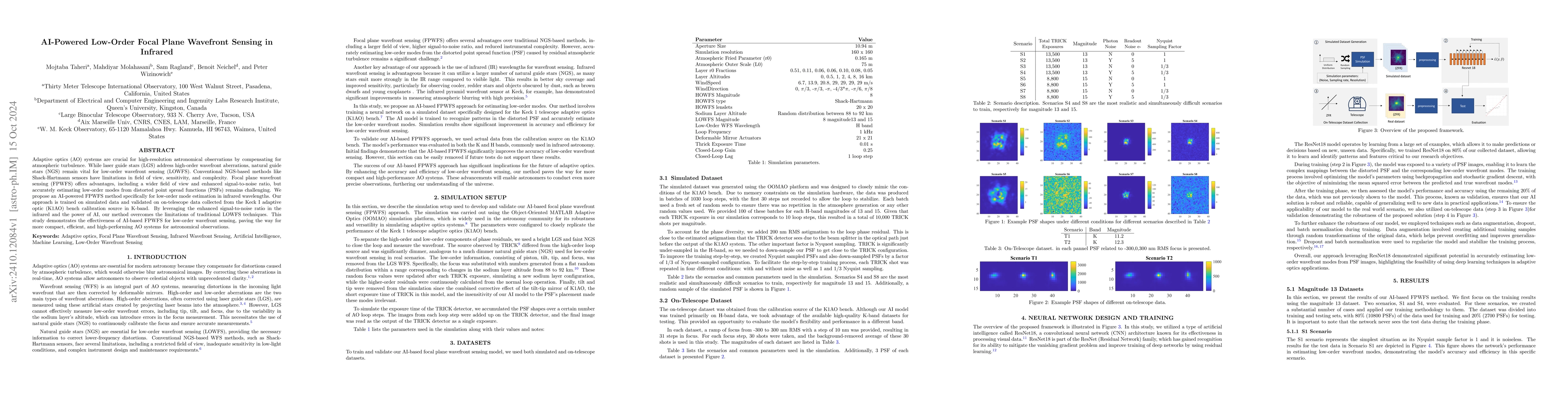 Thumbnail for AI-Powered Low-Order Focal Plane Wavefront Sensing in Infrared