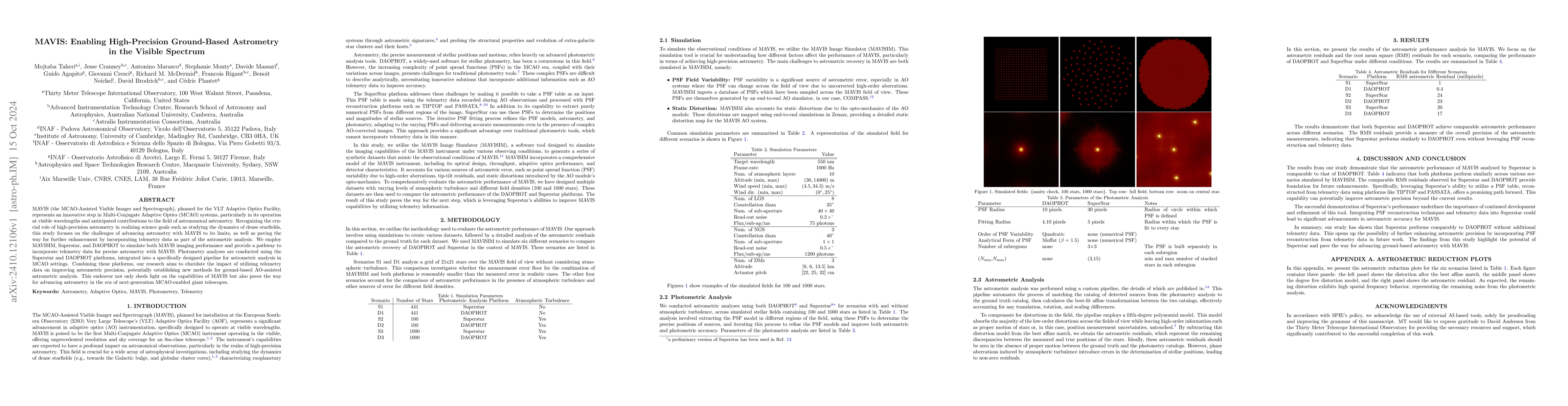Thumbnail for MAVIS: Enabling High-Precision Ground-Based Astrometry in the Visible
  Spectrum