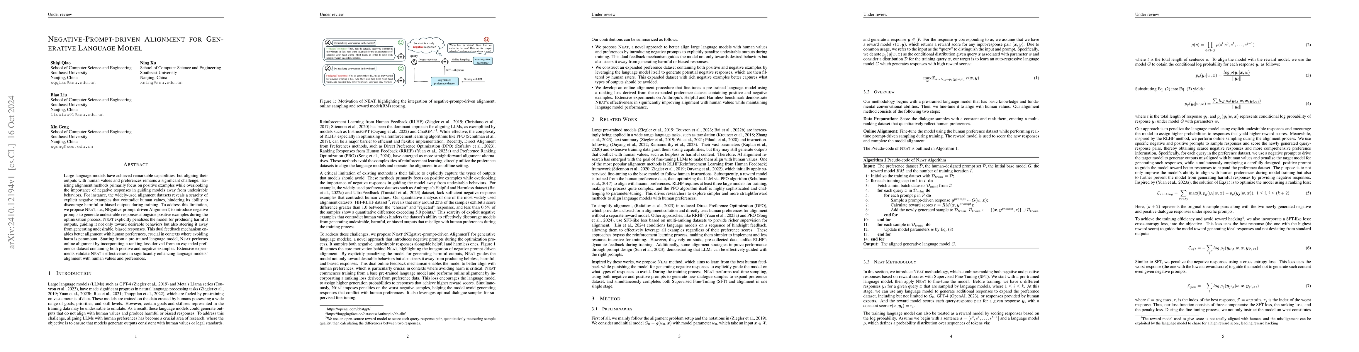Thumbnail for Negative-Prompt-driven Alignment for Generative Language Model