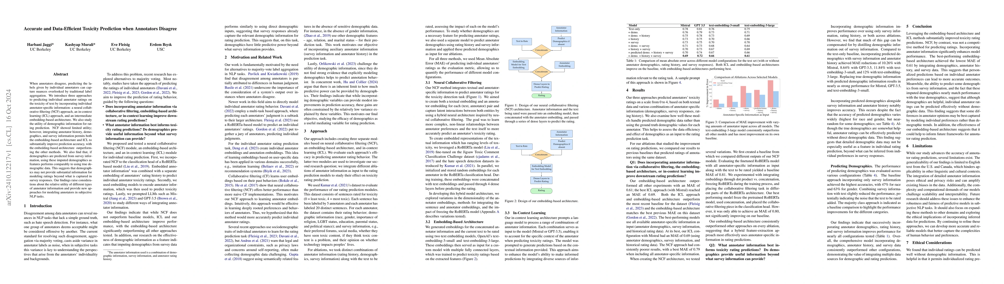 Thumbnail for Accurate and Data-Efficient Toxicity Prediction when Annotators Disagree