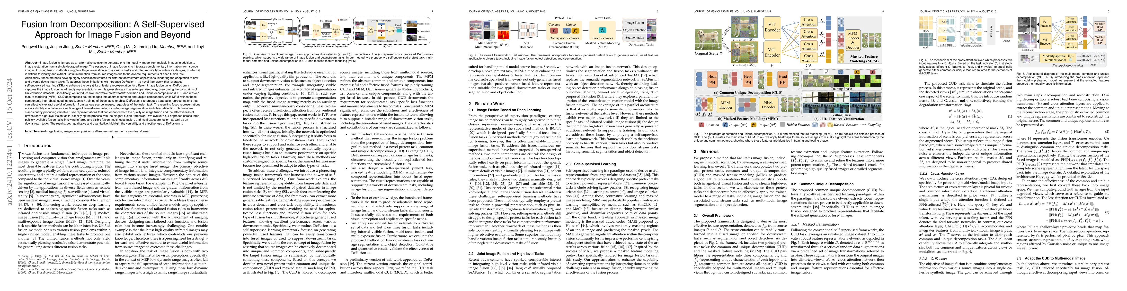 Thumbnail for Fusion from Decomposition: A Self-Supervised Approach for Image Fusion
  and Beyond