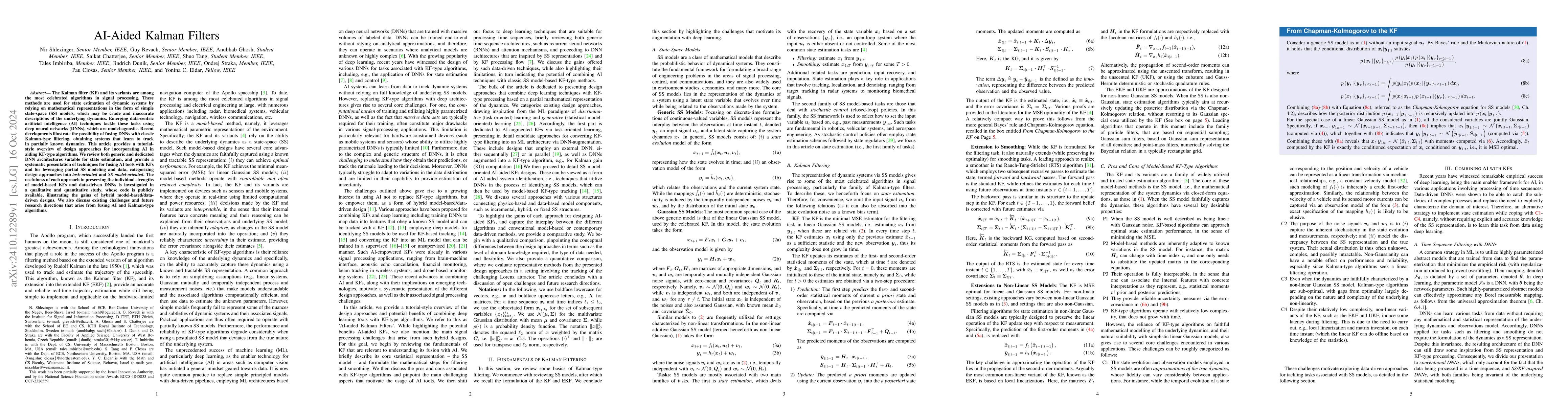 Thumbnail for AI-Aided Kalman Filters