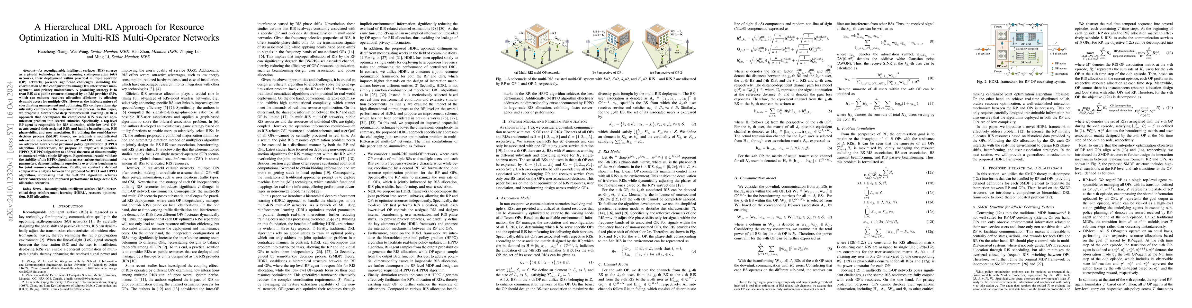 Thumbnail for A Hierarchical DRL Approach for Resource Optimization in Multi-RIS
  Multi-Operator Networks