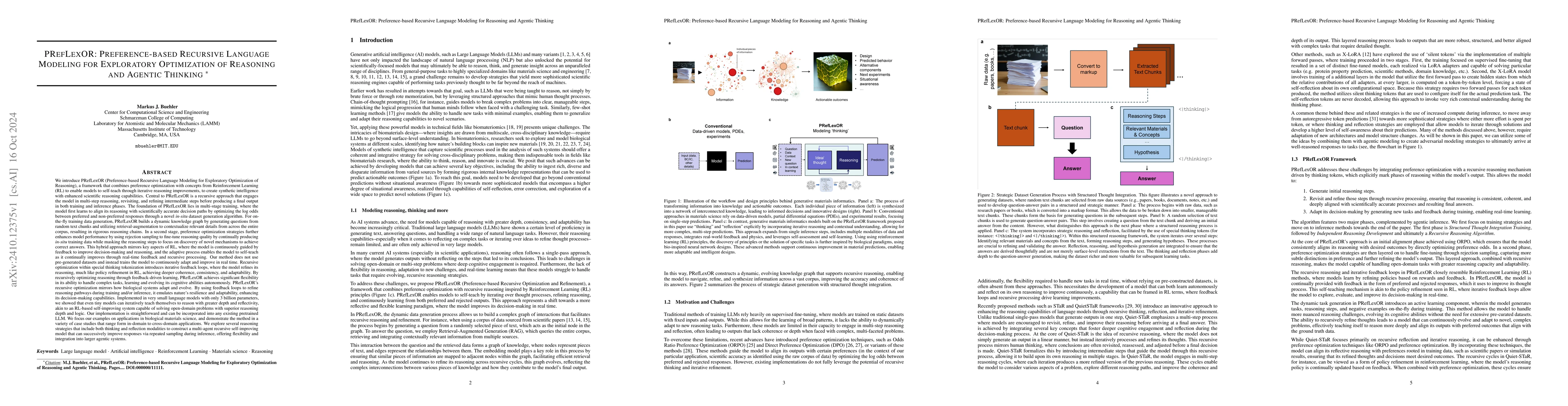 Thumbnail for PRefLexOR: Preference-based Recursive Language Modeling for Exploratory
  Optimization of Reasoning and Agentic Thinking