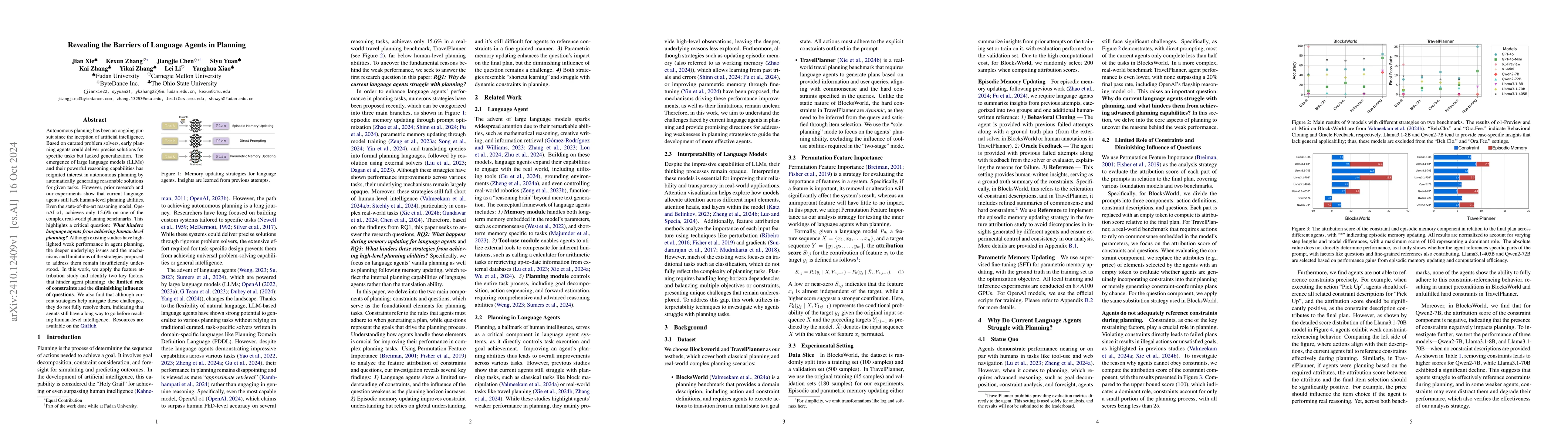 Thumbnail for Revealing the Barriers of Language Agents in Planning