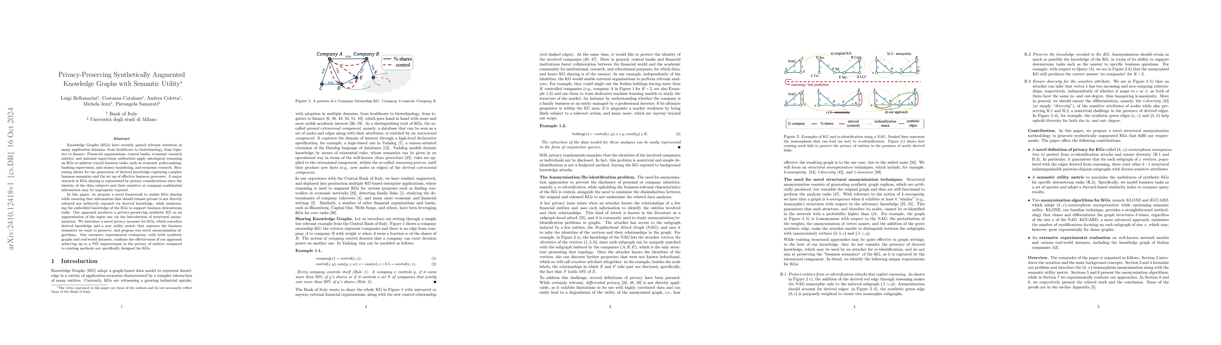 Thumbnail for Privacy-Preserving Synthetically Augmented Knowledge Graphs with
  Semantic Utility