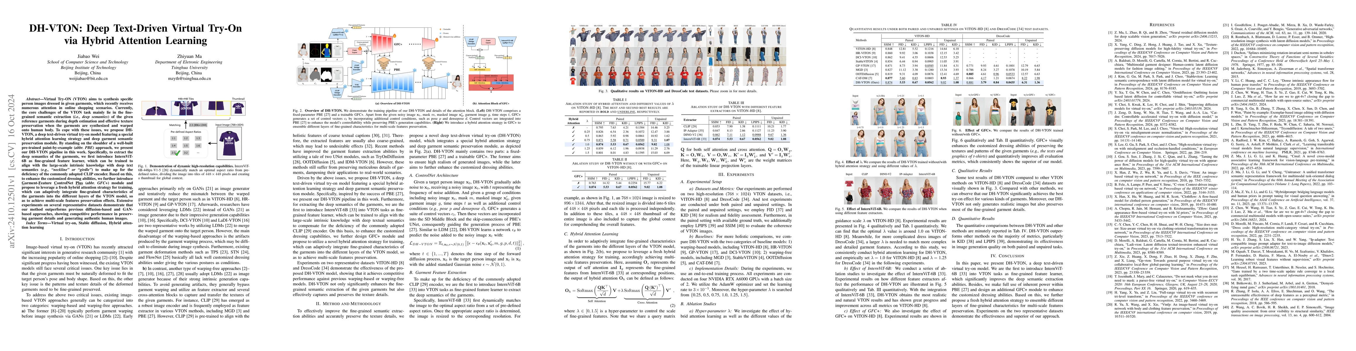 Thumbnail for DH-VTON: Deep Text-Driven Virtual Try-On via Hybrid Attention Learning
