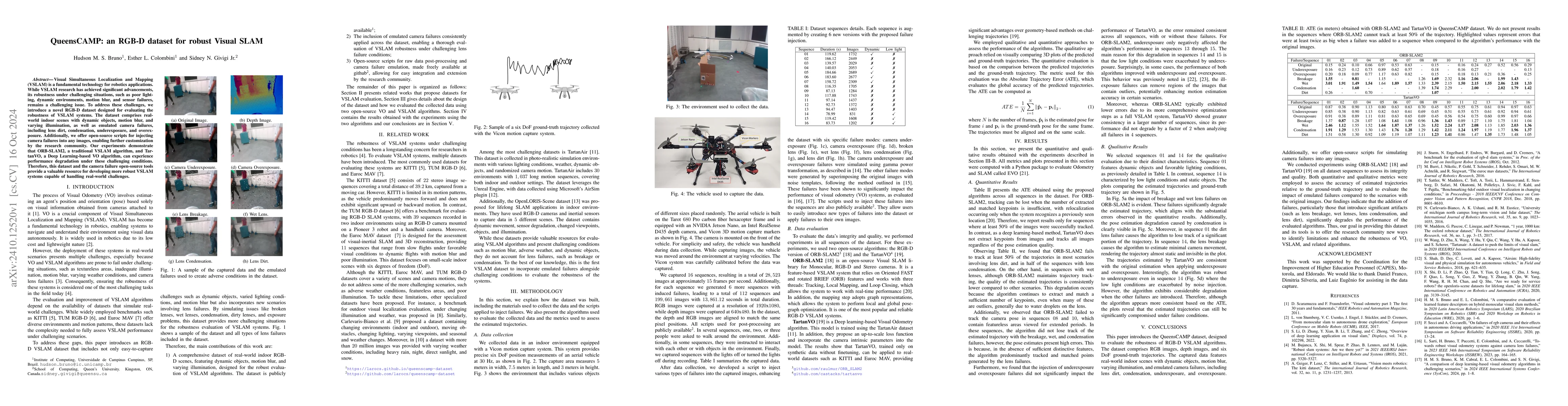Thumbnail for QueensCAMP: an RGB-D dataset for robust Visual SLAM