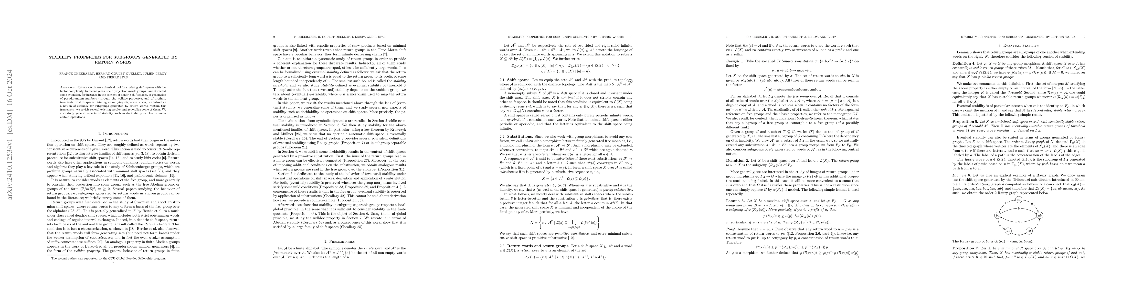 Thumbnail for Stability properties for subgroups generated by return words