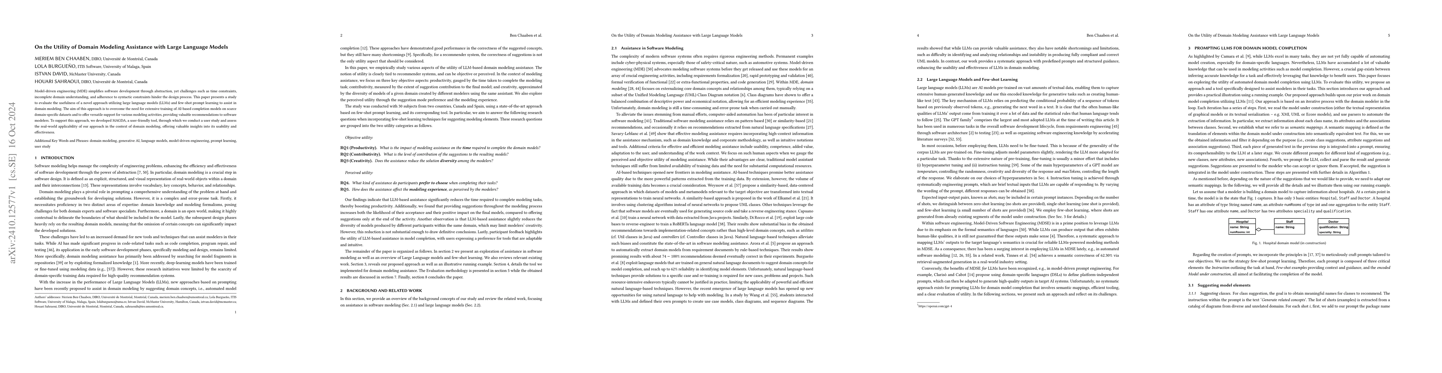 Thumbnail for On the Utility of Domain Modeling Assistance with Large Language Models