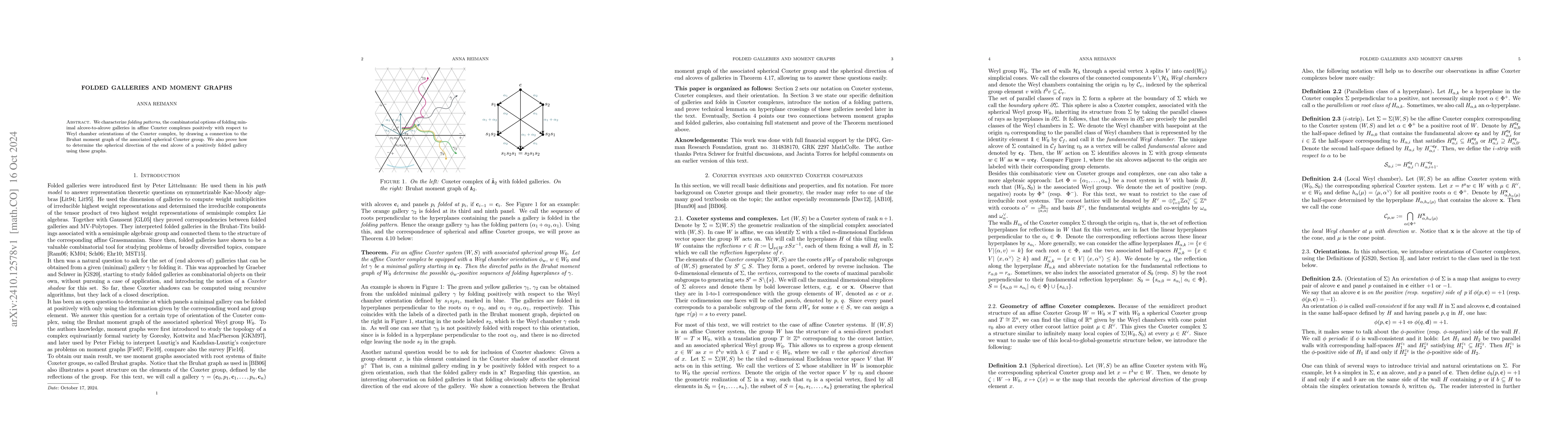 Thumbnail for Folded galleries and moment graphs