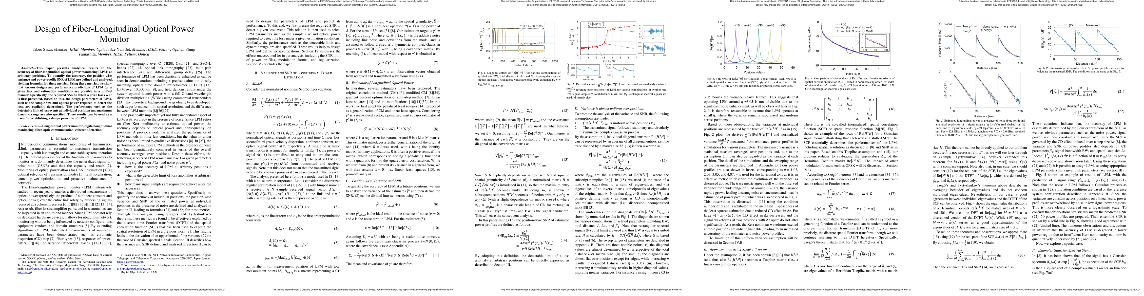 Thumbnail for Design of Fiber-Longitudinal Optical Power Monitor