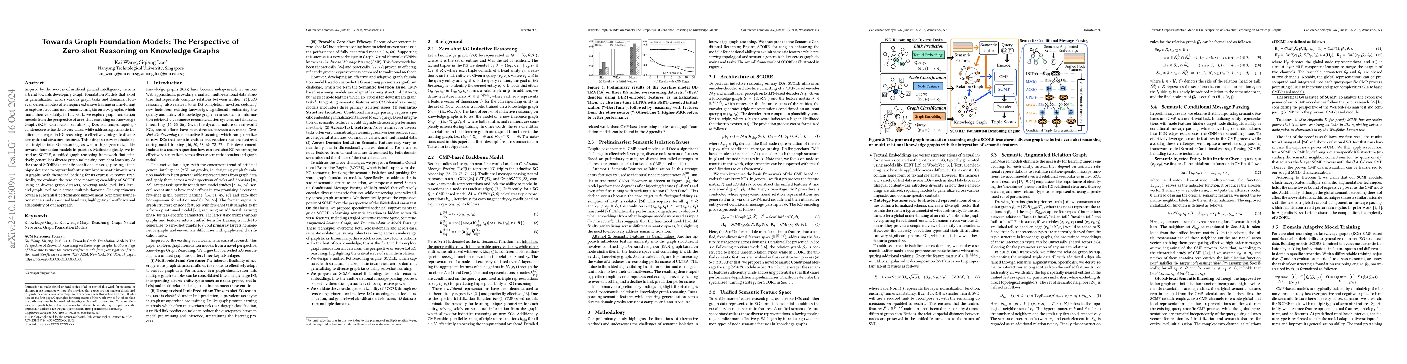 Thumbnail for Towards Graph Foundation Models: The Perspective of Zero-shot Reasoning
  on Knowledge Graphs