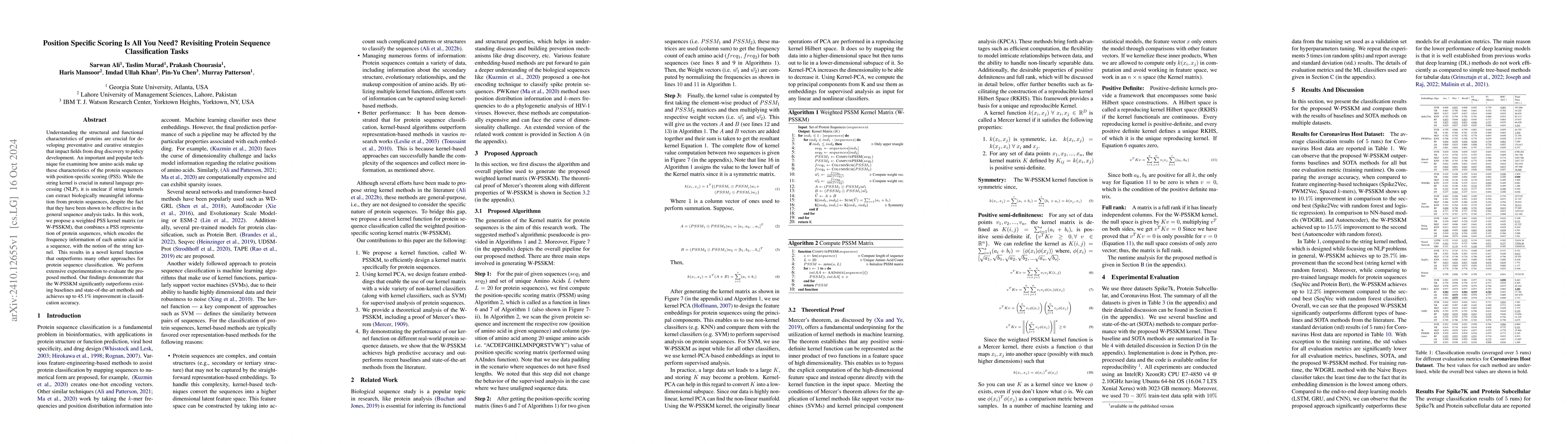 Thumbnail for Position Specific Scoring Is All You Need? Revisiting Protein Sequence
  Classification Tasks