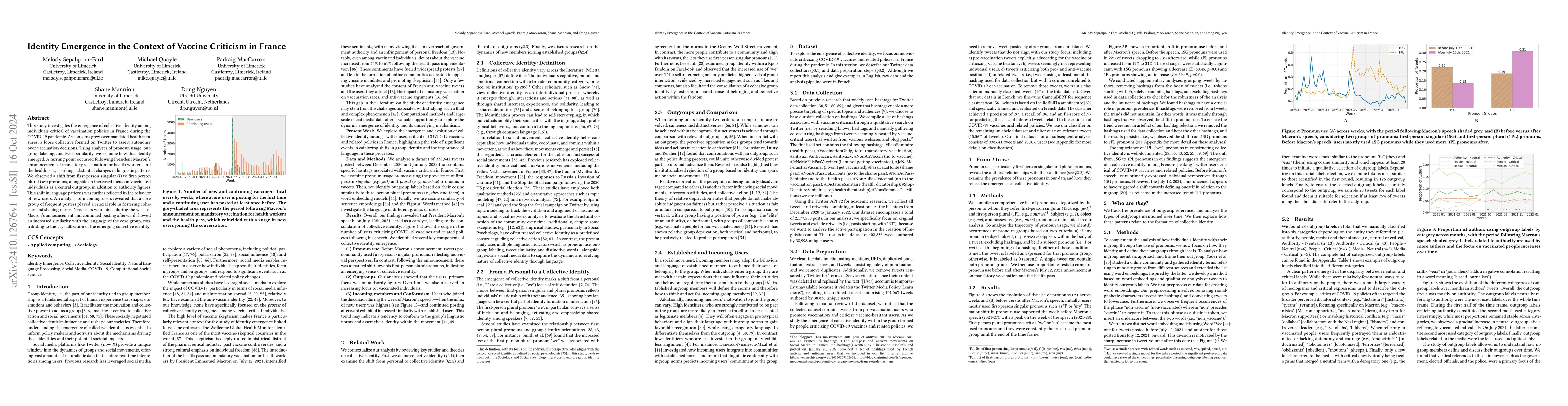 Thumbnail for Identity Emergence in the Context of Vaccine Criticism in France