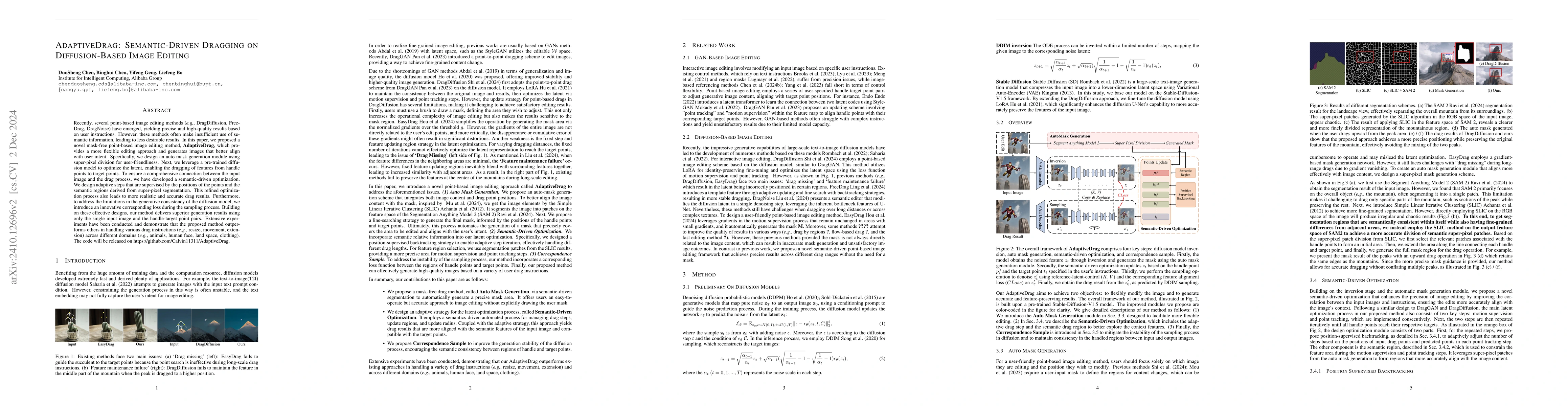 Thumbnail for AdaptiveDrag: Semantic-Driven Dragging on Diffusion-Based Image Editing