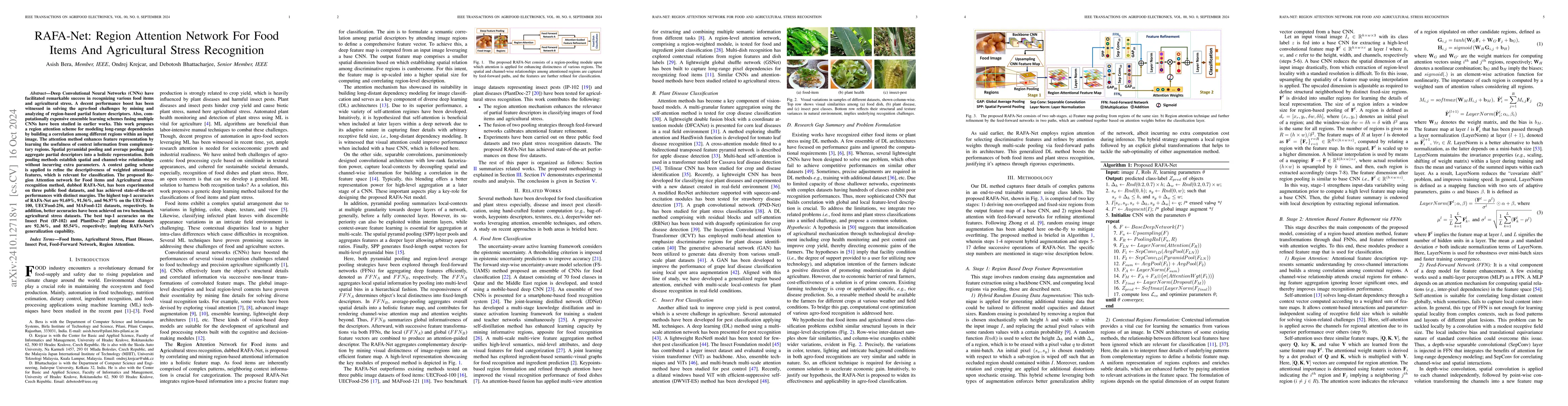 Thumbnail for RAFA-Net: Region Attention Network For Food Items And Agricultural
  Stress Recognition