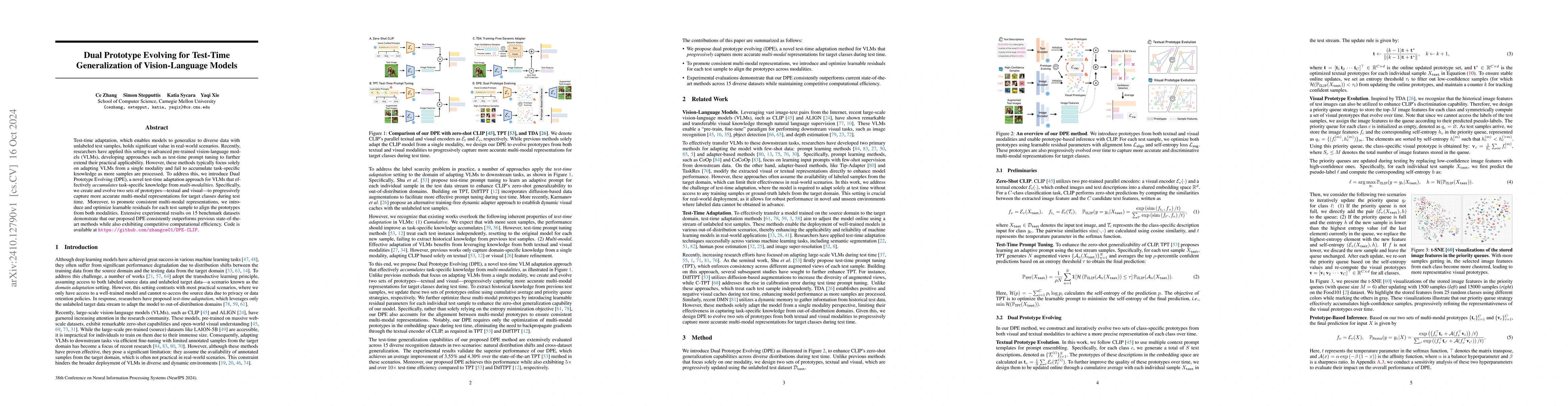 Thumbnail for Dual Prototype Evolving for Test-Time Generalization of Vision-Language
  Models