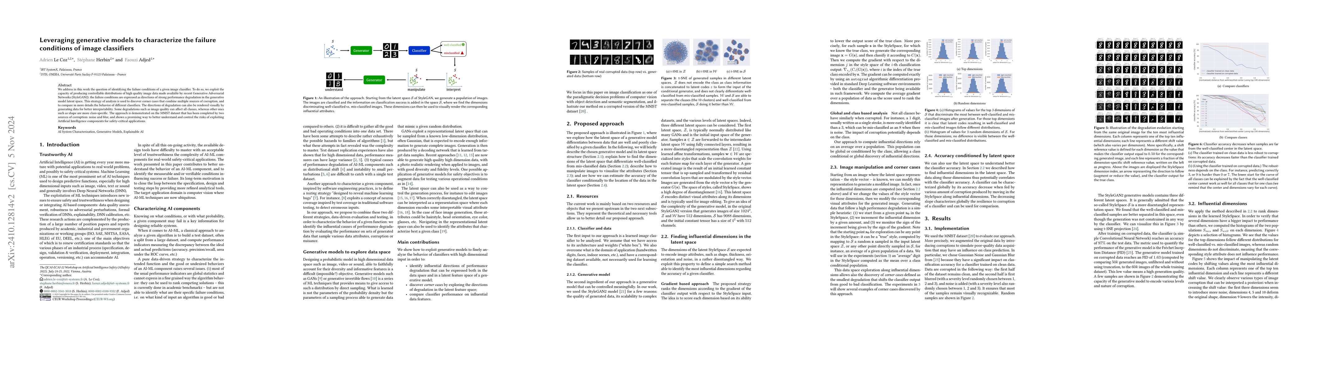 Thumbnail for Leveraging generative models to characterize the failure conditions of
  image classifiers