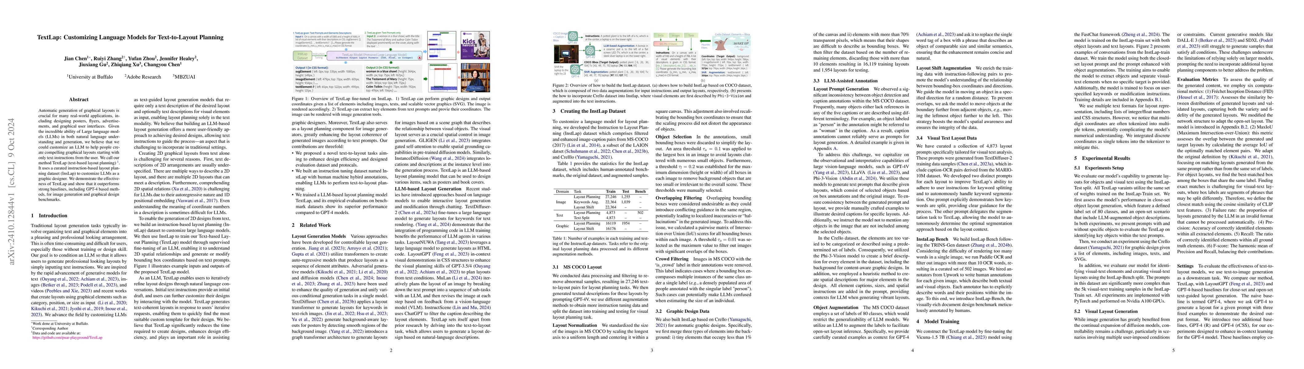 Thumbnail for TextLap: Customizing Language Models for Text-to-Layout Planning