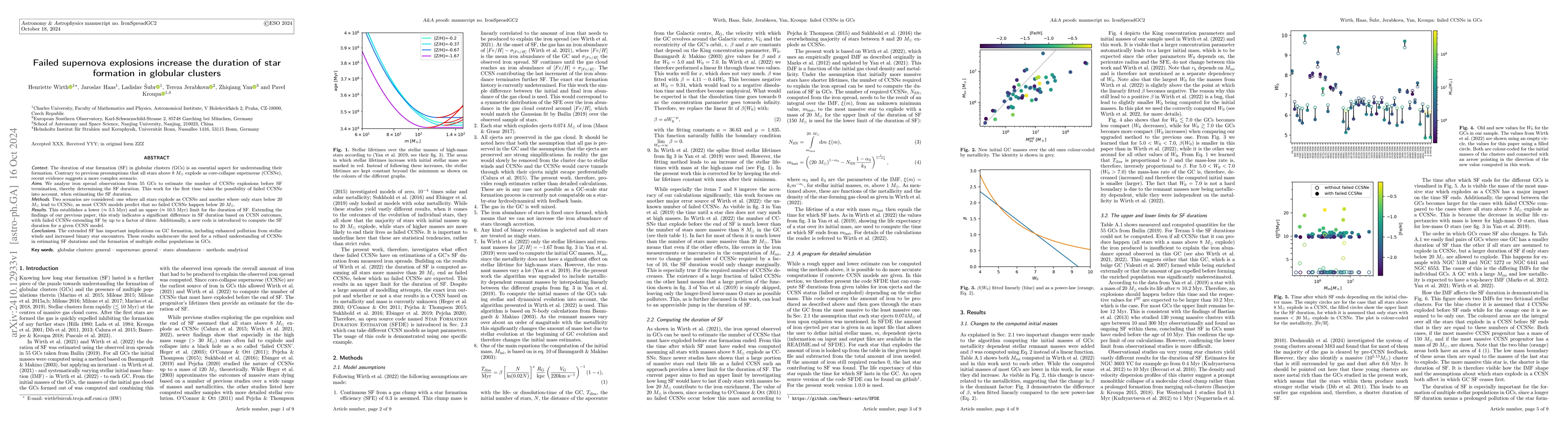 Thumbnail for Failed supernova explosions increase the duration of star formation in
  globular clusters