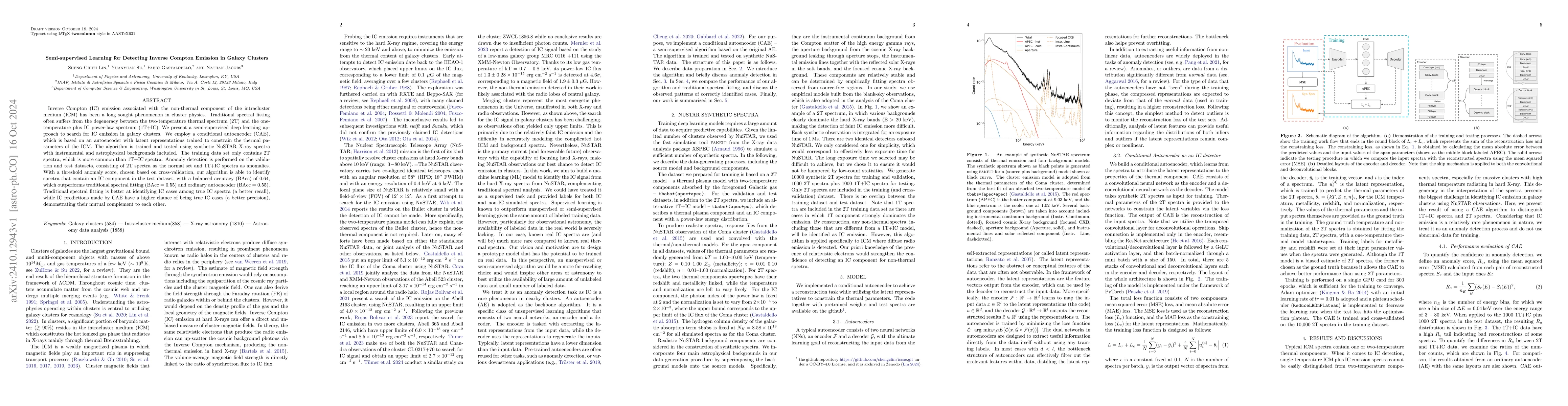 Thumbnail for Semi-supervised Learning for Detecting Inverse Compton Emission in
  Galaxy Clusters
