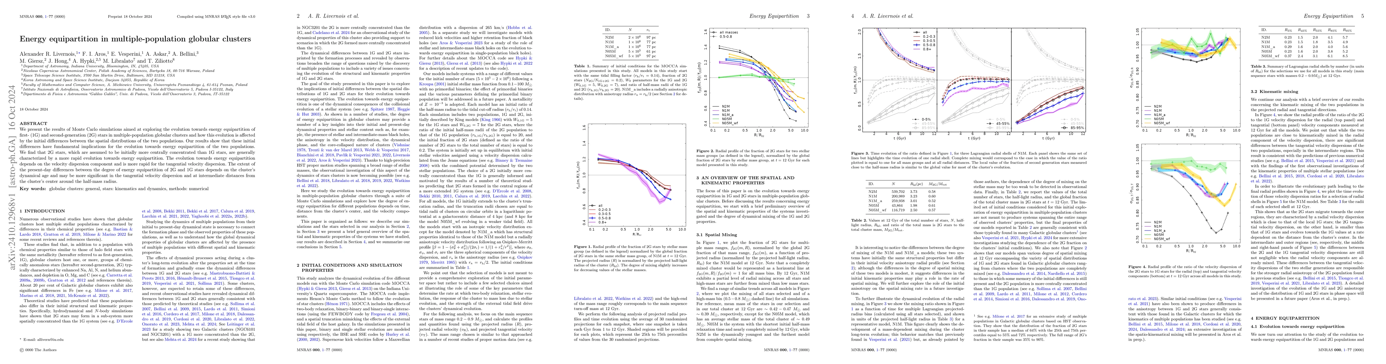 Thumbnail for Energy equipartition in multiple-population globular clusters