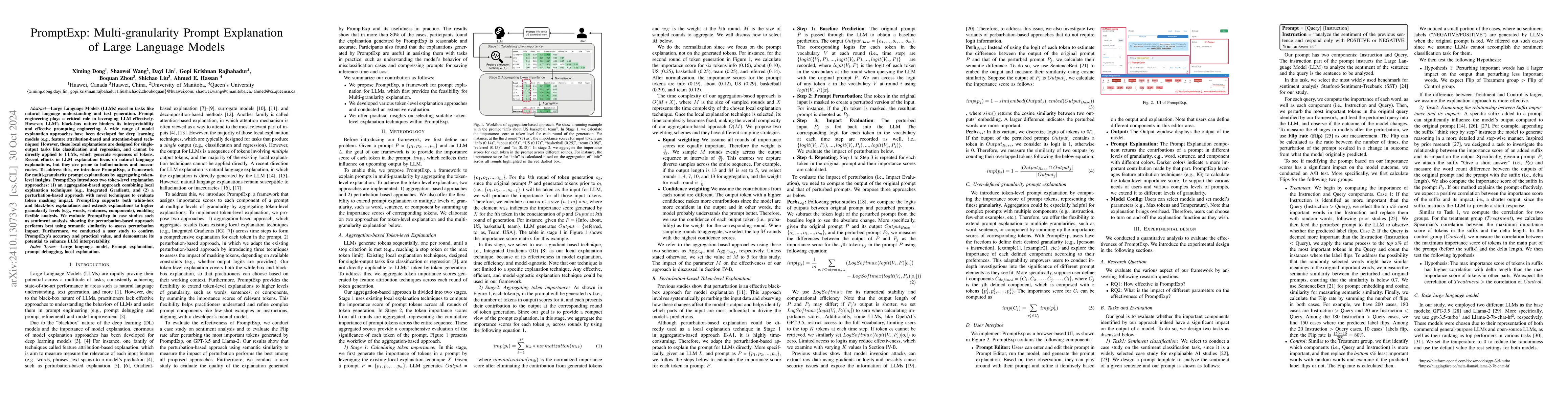 Thumbnail for PromptExp: Multi-granularity Prompt Explanation of Large Language Models